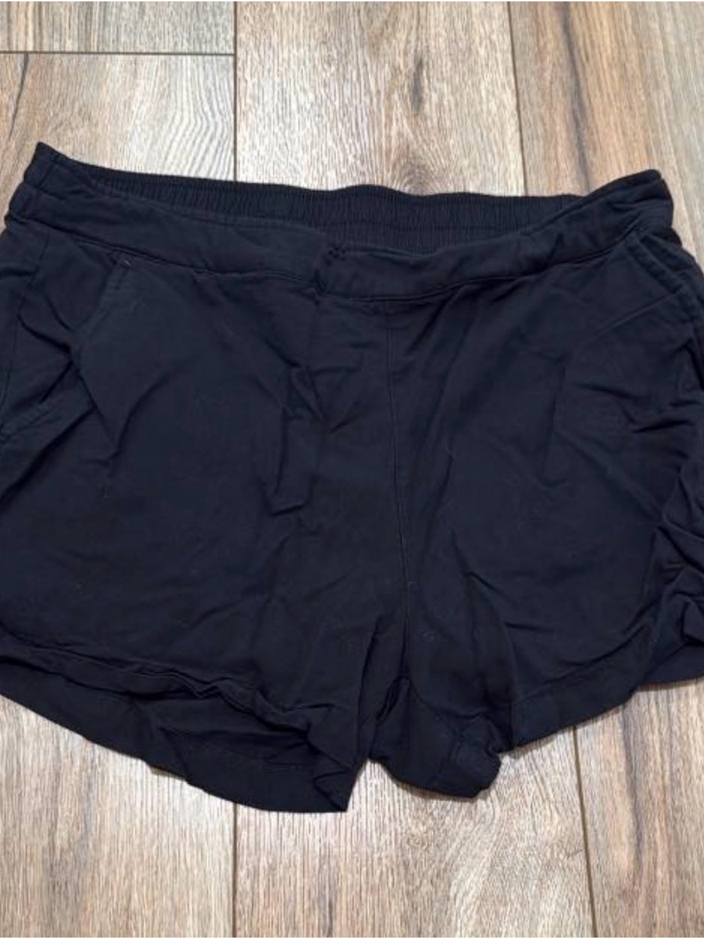 Old Navy Black Women's Athletic Shorts with Elastic Waist